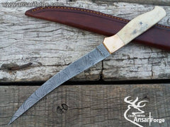 Best fillet knife with Damascus steel flexible blade.