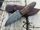 Handmade Damascus Skinner knife