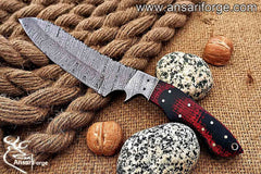 Handmade Damascus Hunting Knife