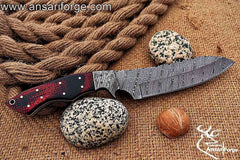 Handmade Damascus Hunting Knife