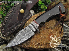 Black eagle ix -Damascus steel hunting knife- New year offer