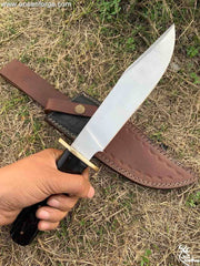 Handmade D2 Steel Bowie Knife With Sheath