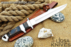 D2 steel loveless sub hilt hunting knife