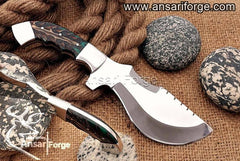 Rock Skiver ii - Custom Handmade D2 Tool Steel Tracker Hunting Knife - New Year Sale