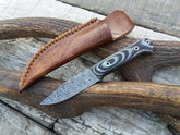 White Tiger DHM-01 Damascus steel hunting knife