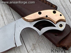 Handmade D2 steel EDC hunting knife