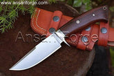 10-Inch Handmade D2 Steel Hunting Knife with Scout Horizontal Carry Sheath – Tactical Full Tang Blade for Camping, Hiking, Skinning, and Survival
