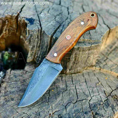Traditional Cowboy Knife, 5160 steel fixed blade.