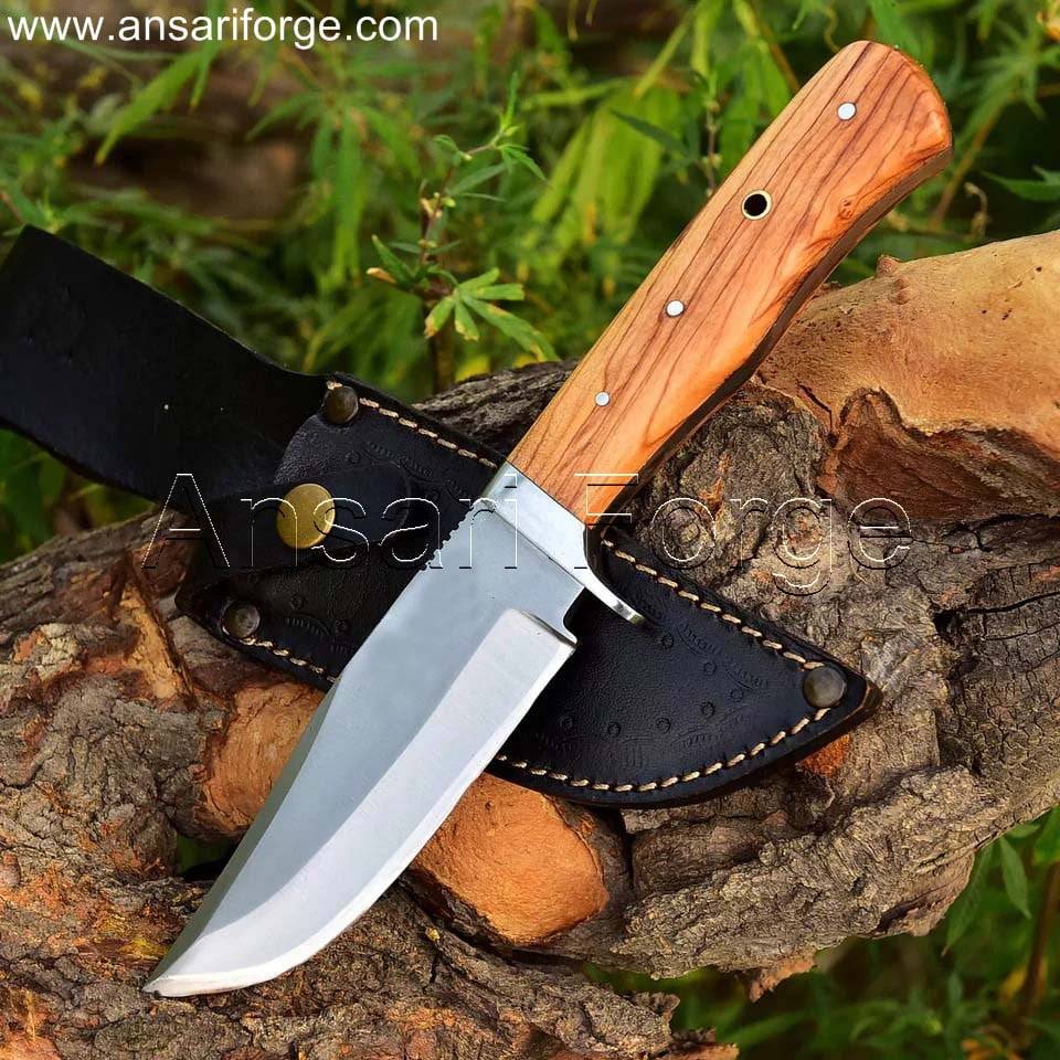 Handmade D2 Steel Fixed Blade Hunting Knife With Sheath