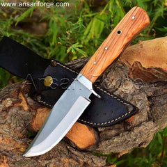 Handmade D2 Steel Fixed Blade Hunting Knife With Sheath