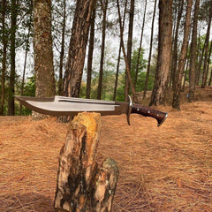 20 inches Long Gurkha knife-Machete-Handmade Tactical Survival Hunter Hand Forged Knives Hunting