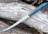 Forged D2 steel Fillet Knife with pine cone handle