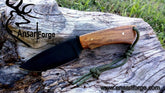 D2 tool steel hunting knife powder coated hunting knife