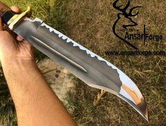 D2 tool steel Crocodile Dundee beautiful made Bowie knife