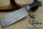 Custom handmade Damascus steel Beautiful Chopper Kitchen cleaver