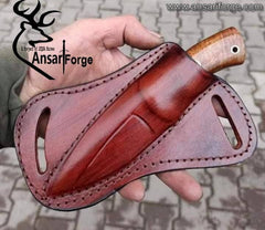 Handmade beautiful D2 tool steel hunting knife skinner