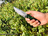 Handmade Damascus Skinner Knife Outdoor Knife Gift for Him