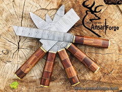 Damascus steel handmade chef knife set New year sale