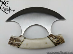 Stainless steel handmade ulu knife