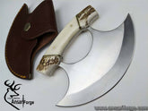 Stainless steel handmade ulu knife