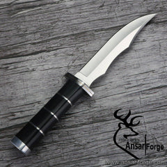 D2 steel handmade hunting knife Micarta and steel handle