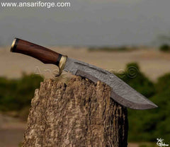 Buy Real Damascus Kukri Knife | 1095 & 15n20 Steel, 61 HRC.