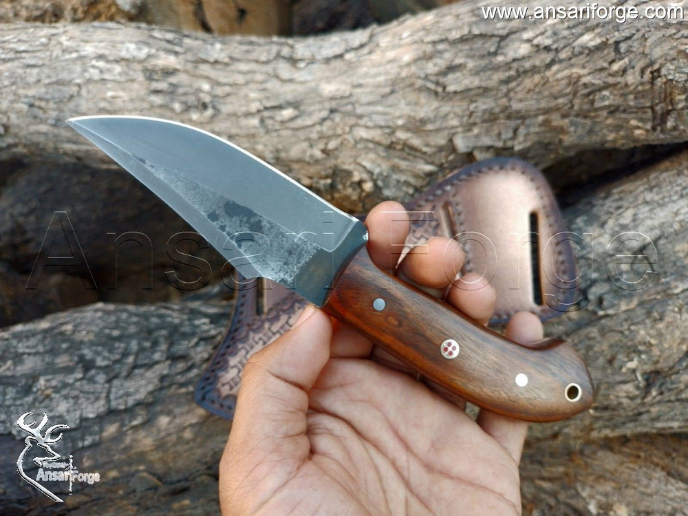 Traditional Cowboy Knife, 5160 steel fixed blade.