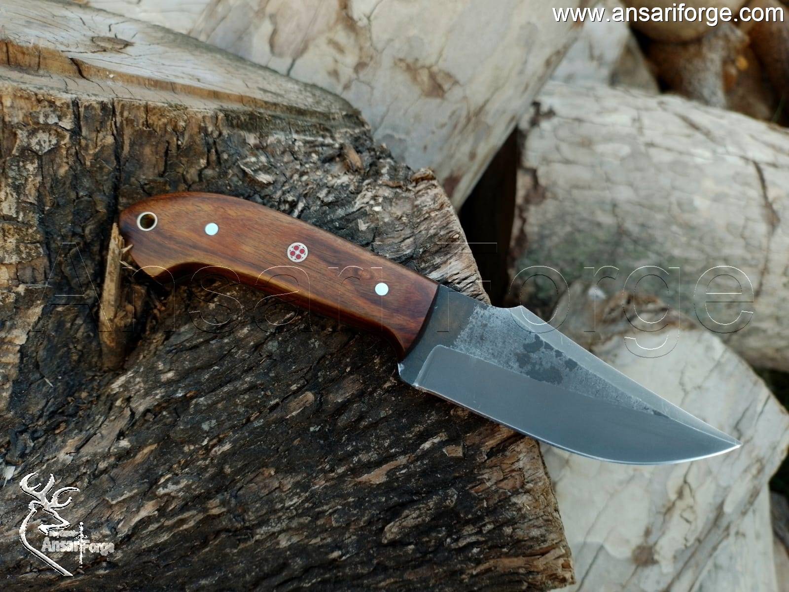 Traditional Cowboy Knife, 5160 steel fixed blade.