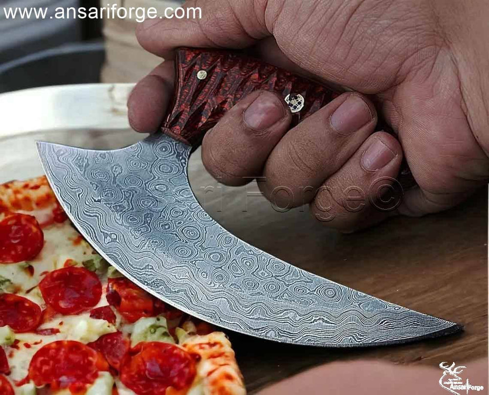 Ulu Knife for chopping herbs and vegetables.