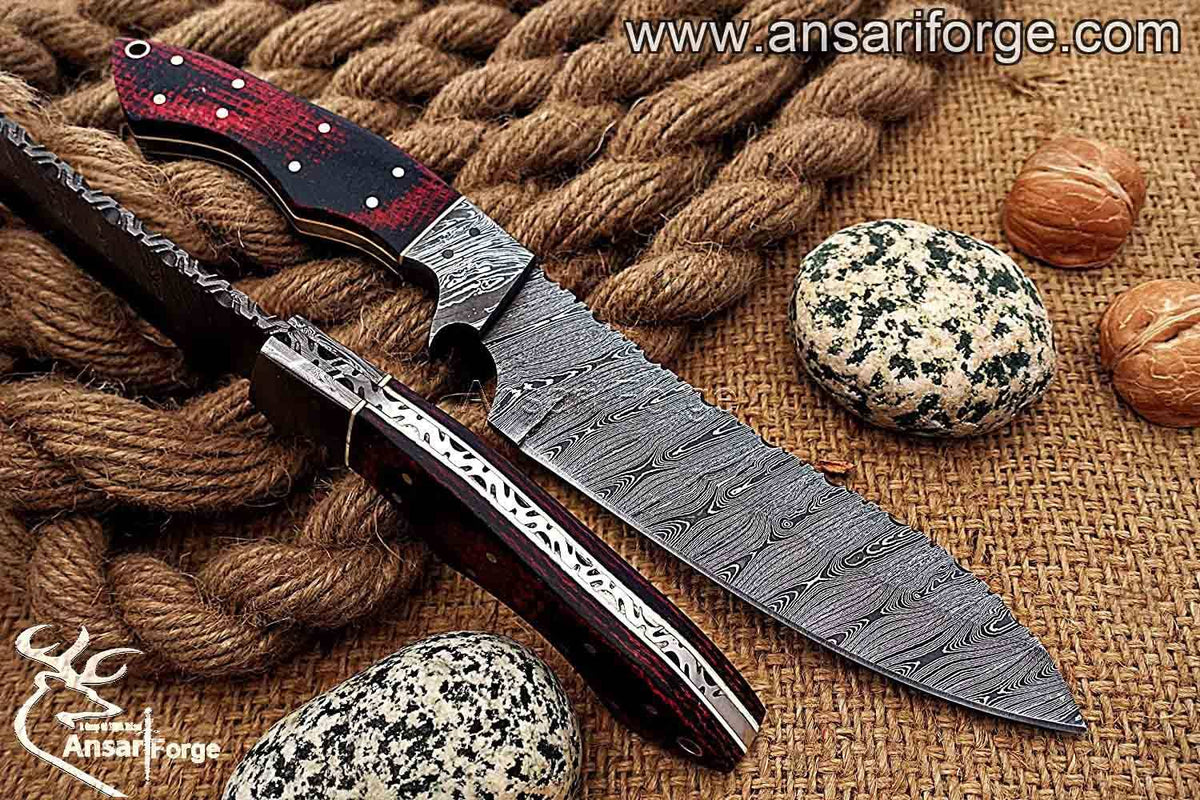 Damascus Hunting Knife