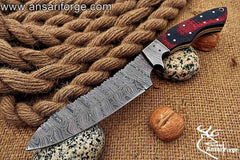 Handmade Damascus Hunting Knife