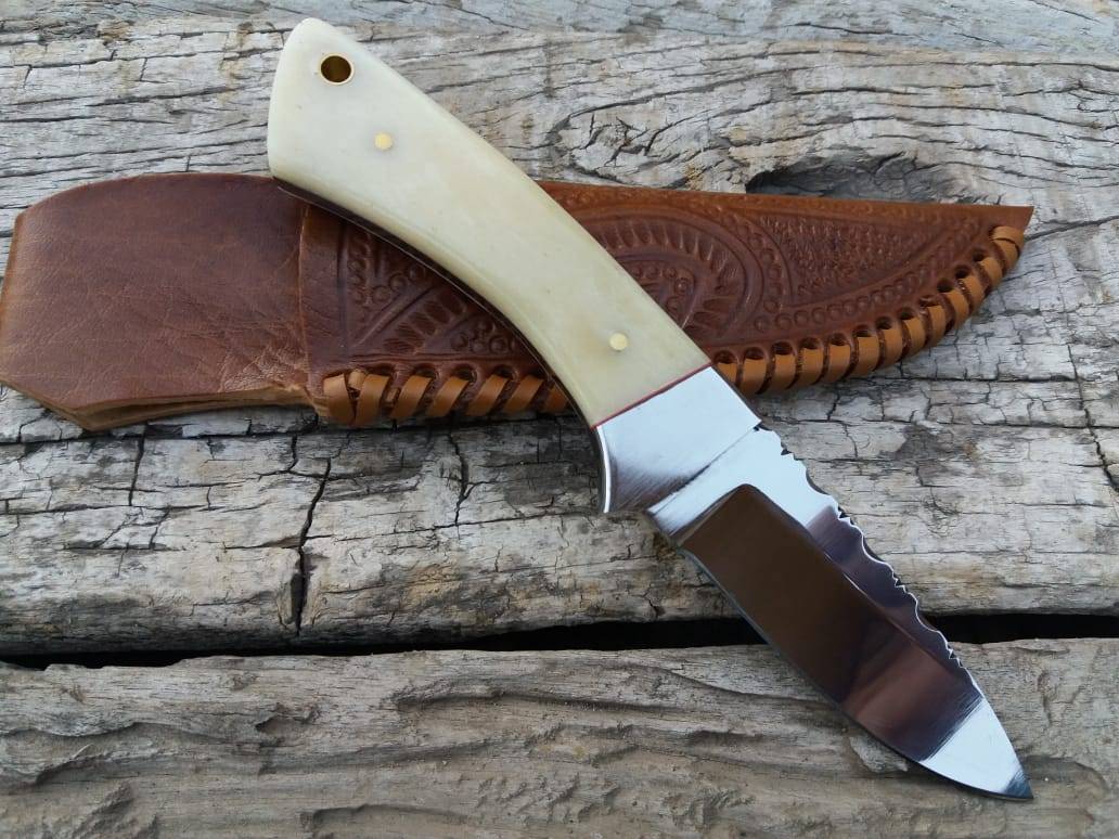 Custom made 440c steel loveless hunter