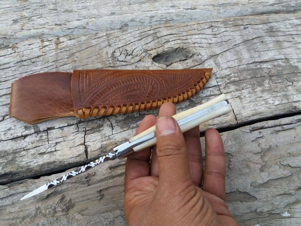 Custom made 440c steel loveless hunter