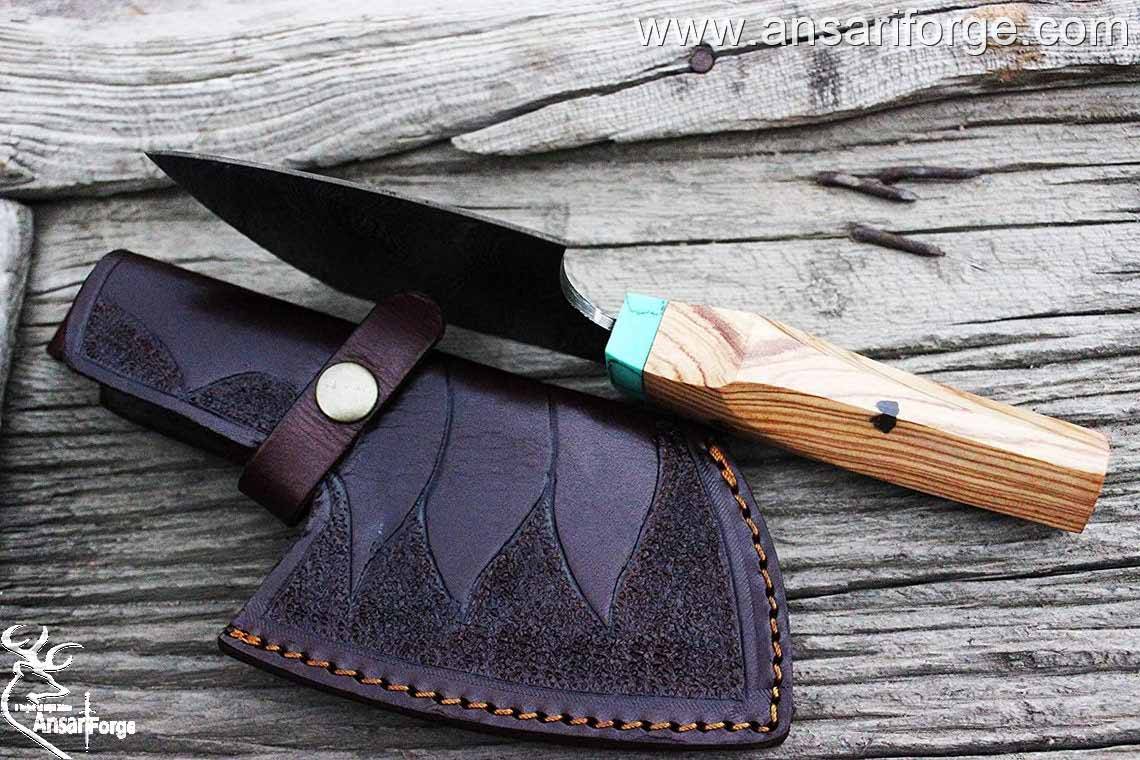 Custom handmade Damascus steel chef knife / Chopper , Cleaver