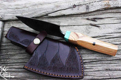 Custom handmade Damascus steel chef knife / Chopper , Cleaver