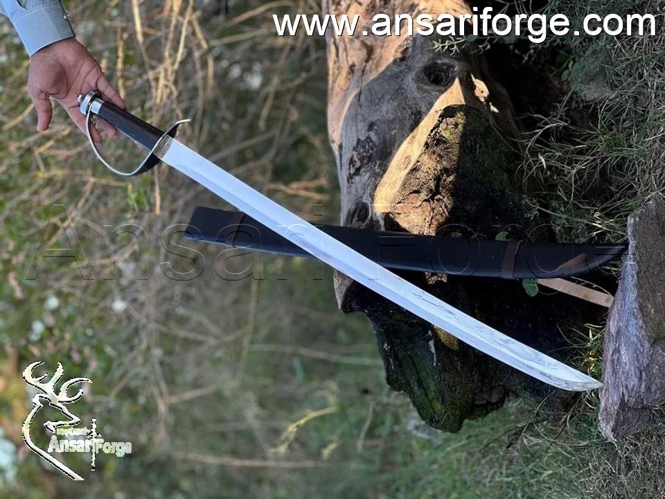 Pirate Cutlass Sword hand forged 5160 steel full tang blade.