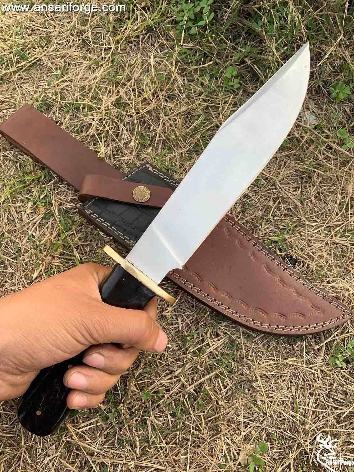 Handmade D2 Steel Bowie Knife With Sheath