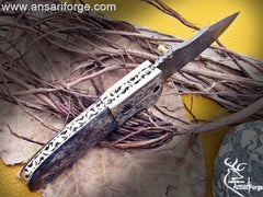 EDC Folding Pocket Knife for Hunting and Outdoor Adventures.