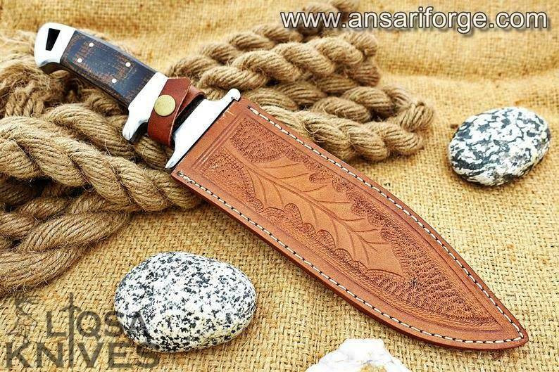 D2 steel loveless sub hilt hunting knife