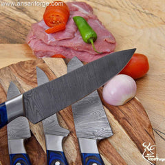 Professional Chef Knife Set With Roll Bag | Ultimate Damascus knife Bundle