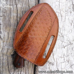Custom Handmade Damascus Hunting Knife EDC Skinner