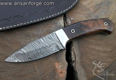 Damascus steel hunting knife - Black Friday Offer