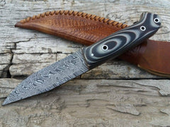 White Tiger DHM-01 Damascus steel hunting knife