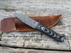 White Tiger DHM-01 Damascus steel hunting knife