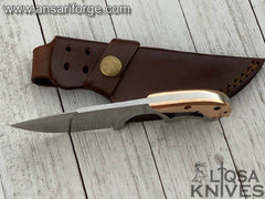 Handmade D2 steel EDC hunting knife