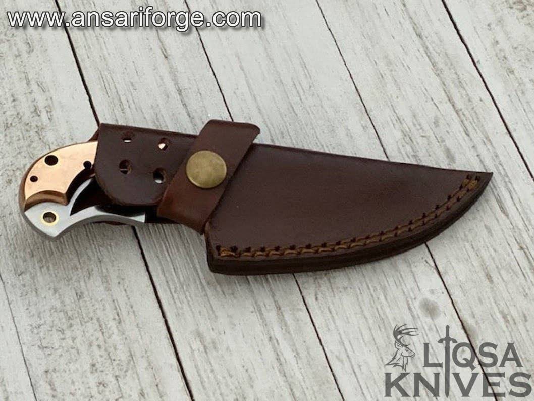 Handmade D2 steel EDC hunting knife