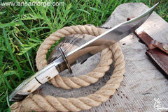 Forged D2 Steel Handmade Bowie Knife