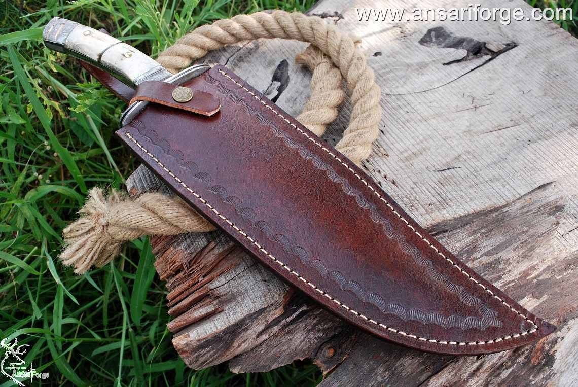 Forged D2 Steel Handmade Bowie Knife
