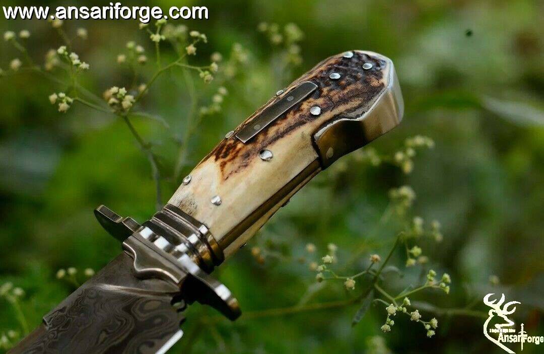 Stag Handled Bowie Knife