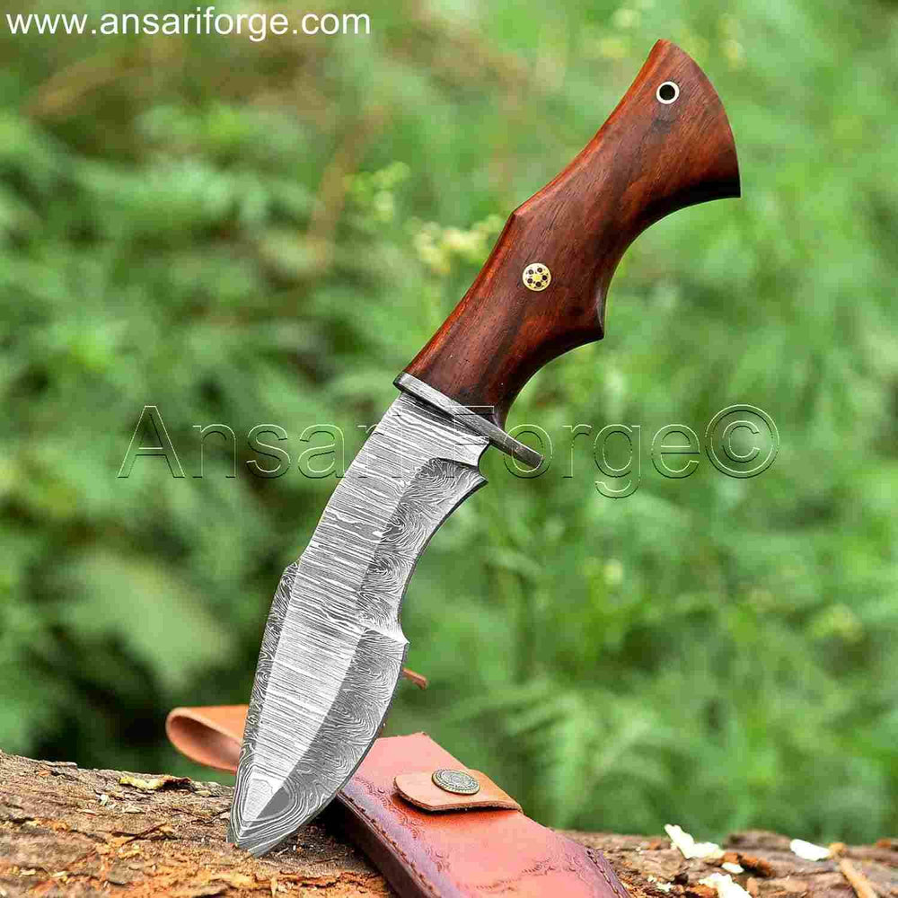 Small Kukri Knife by Ansari Forge - Perfect for Bushcraft and Hunting
